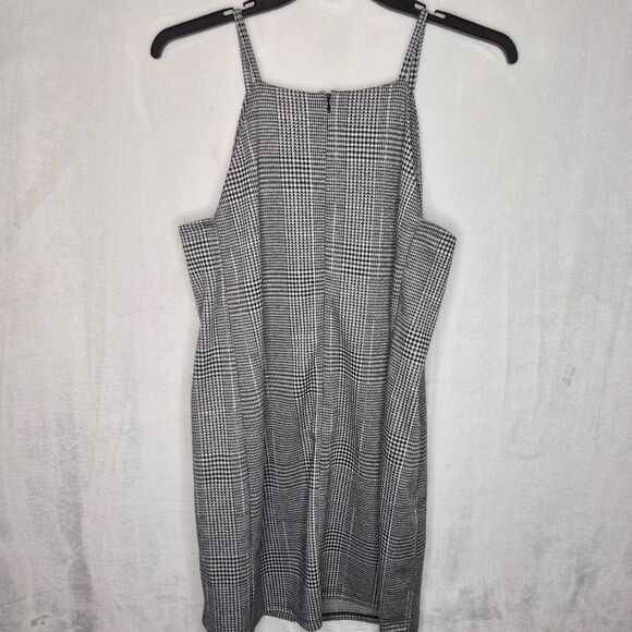 Jack By BB Dakota Black and White Checkered Dress Size Large - Picture 9 of 12